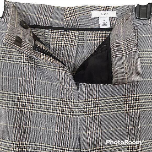 Lewit  Plaid Trouser Pants - Picture 3 of 4